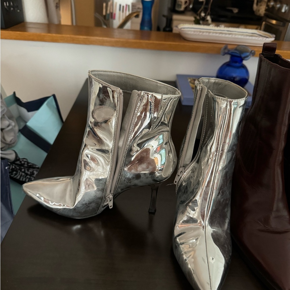 Silver Booties - image 1